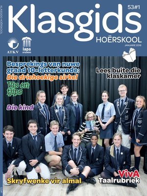 cover image of Klasgids Januarie 2018 Hoërskool